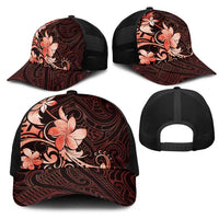Matariki New Zealand Mesh Trucker Cap Maori Pattern Red Galaxy LT05 - Polynesian Pride