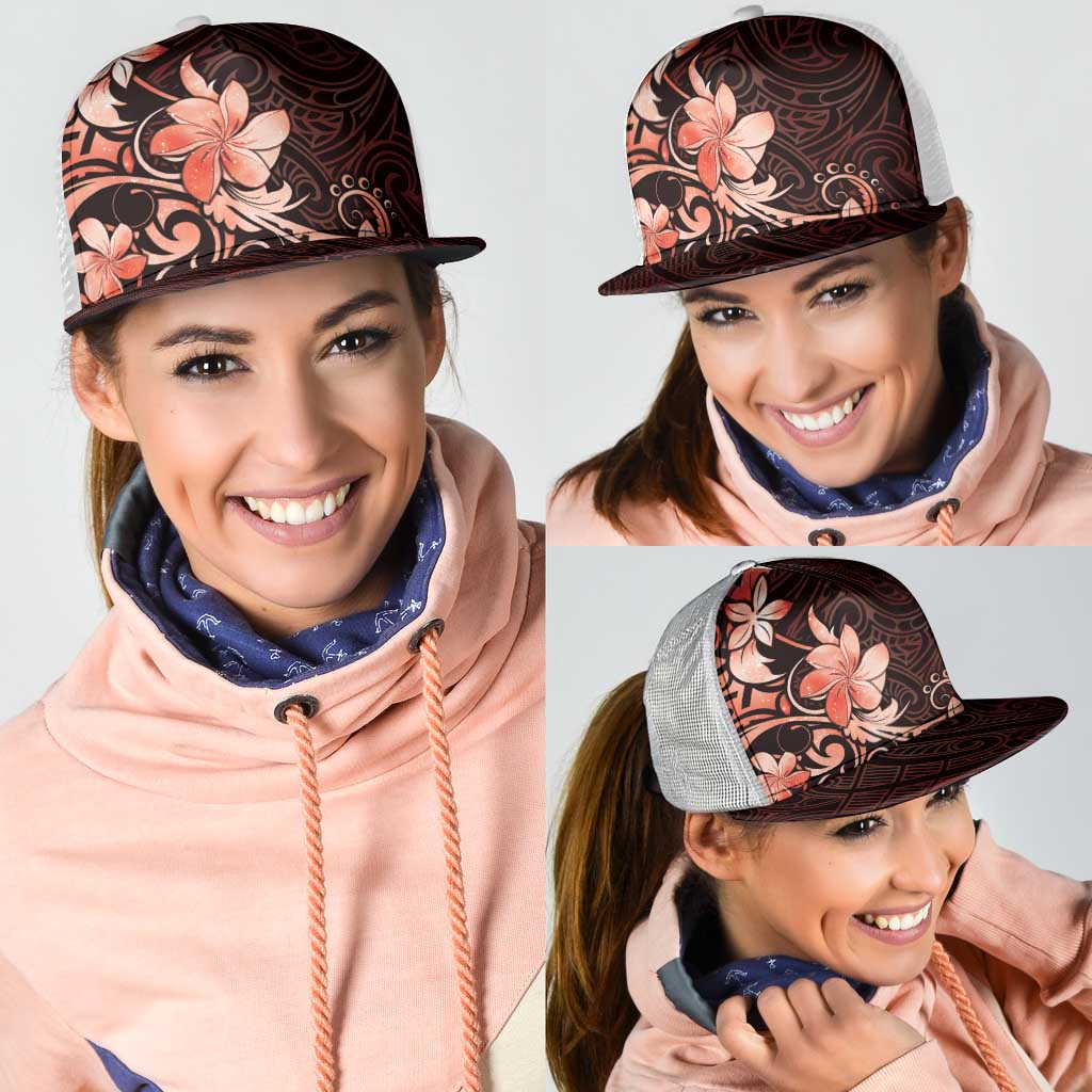 Matariki New Zealand Mesh Trucker Cap Maori Pattern Red Galaxy LT05 - Polynesian Pride