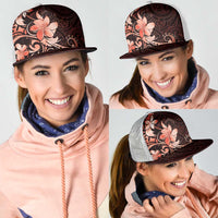 Matariki New Zealand Mesh Trucker Cap Maori Pattern Red Galaxy LT05 - Polynesian Pride