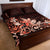 Matariki New Zealand Quilt Bed Set Maori Pattern Red Galaxy