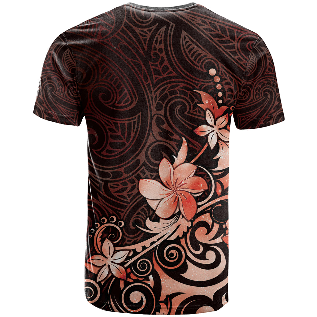 Matariki New Zealand T Shirt Maori Pattern Red Galaxy