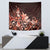 Matariki New Zealand Tapestry Maori Pattern Red Galaxy