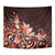 Matariki New Zealand Tapestry Maori Pattern Red Galaxy