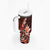 Matariki New Zealand Tumbler With Handle Maori Pattern Red Galaxy