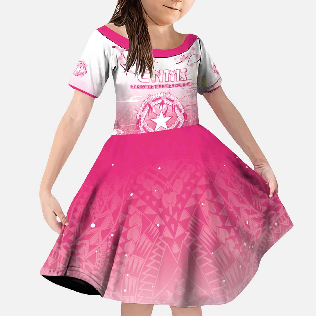 Personalized Sakura Marianas Family Matching Summer Maxi Dress and Hawaiian Shirt CNMI Seal