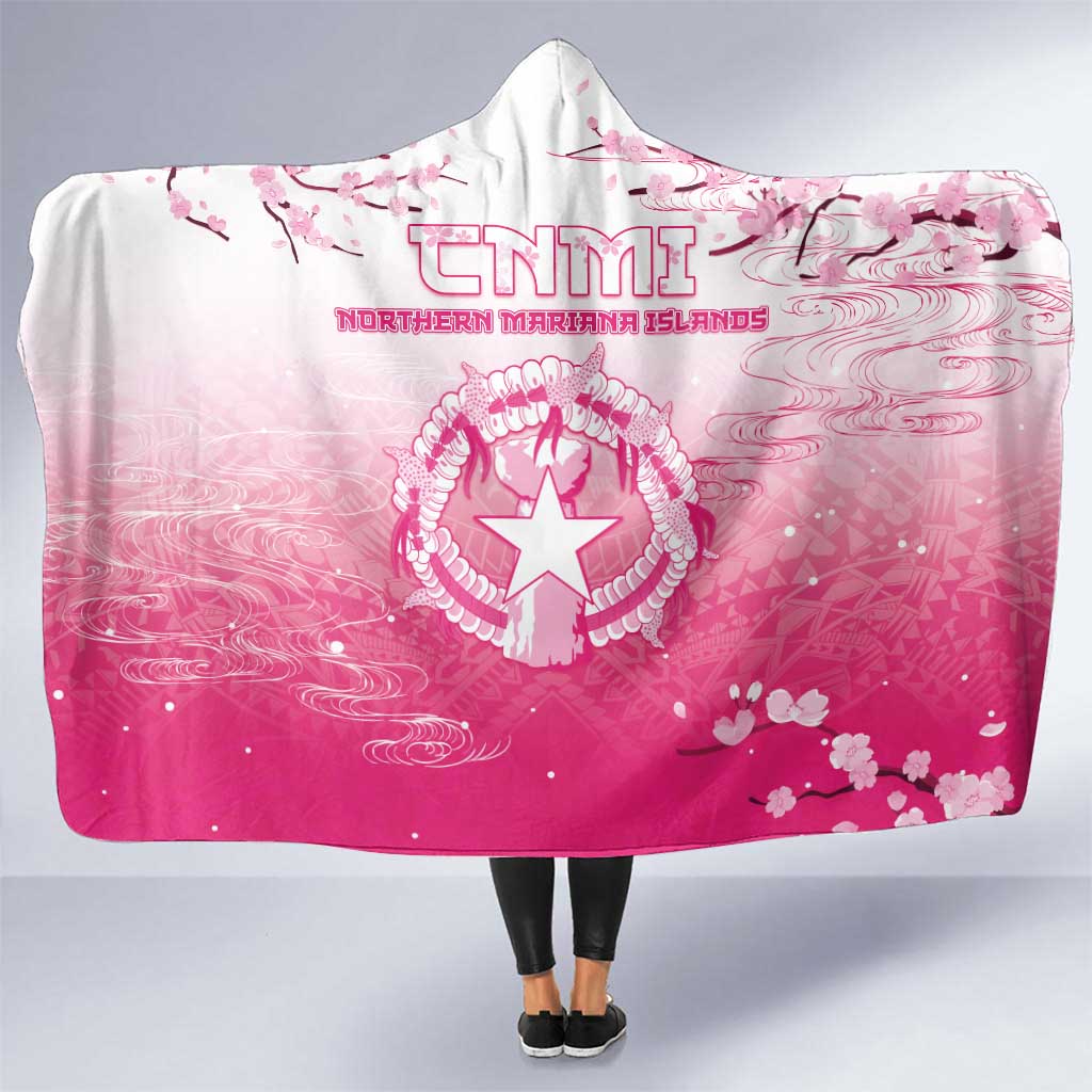 Sakura Marianas Hooded Blanket CNMI Seal