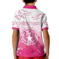 Personalized Sakura Marianas Kid Polo Shirt CNMI Seal