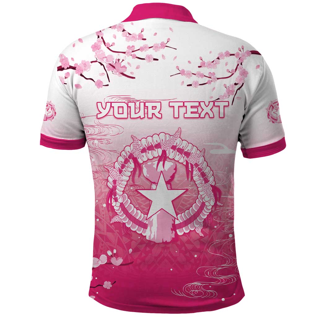 Personalized Sakura Marianas Polo Shirt CNMI Seal