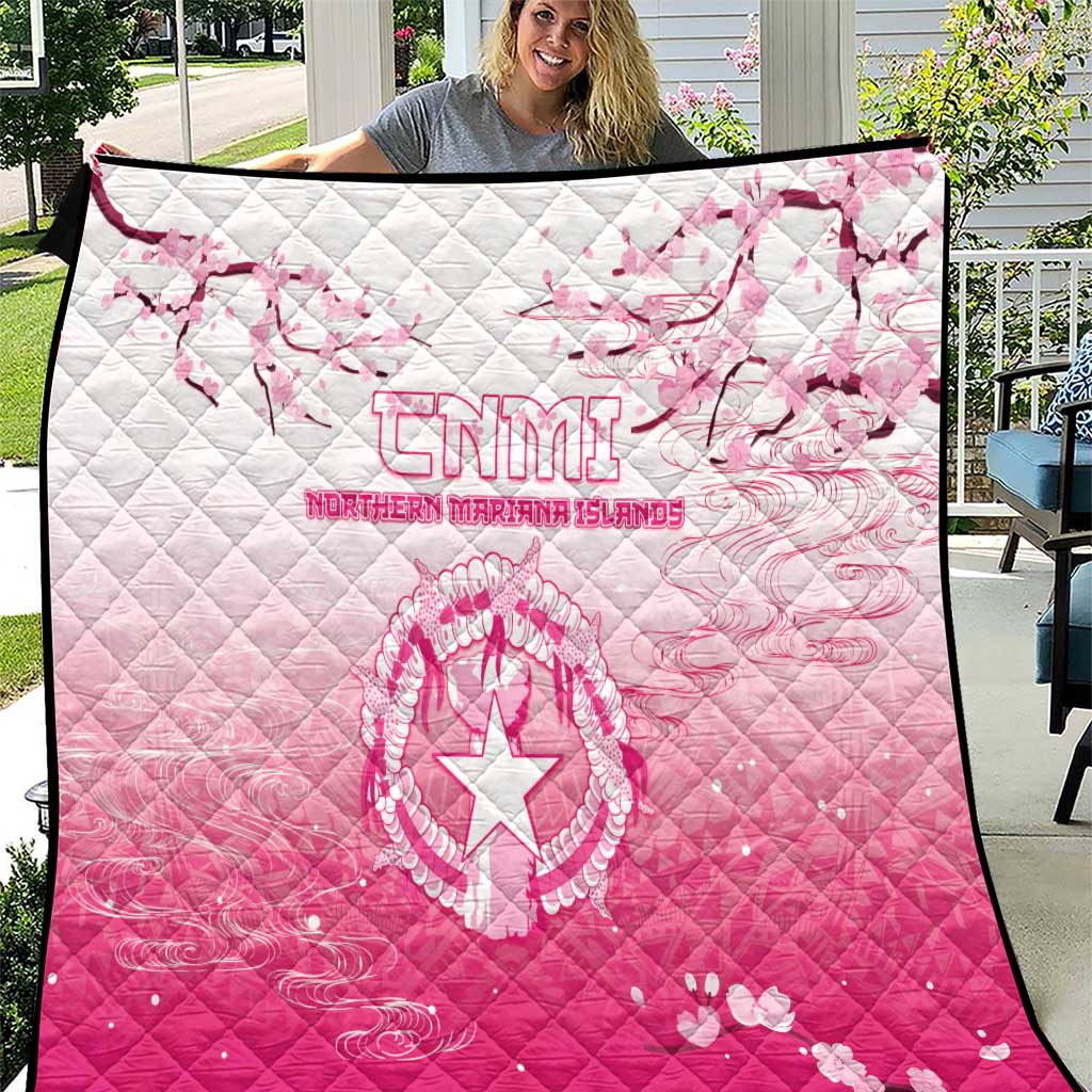 Sakura Marianas Quilt CNMI Seal