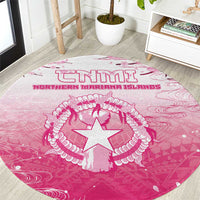 Sakura Marianas Round Carpet CNMI Seal