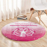 Sakura Marianas Round Carpet CNMI Seal