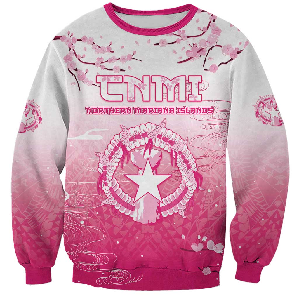 Personalized Sakura Marianas Sweatshirt CNMI Seal