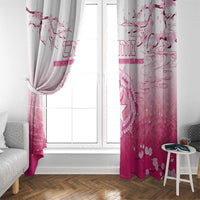 Sakura Marianas Window Curtain CNMI Seal