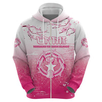 Personalized Sakura Marianas Zip Hoodie CNMI Seal