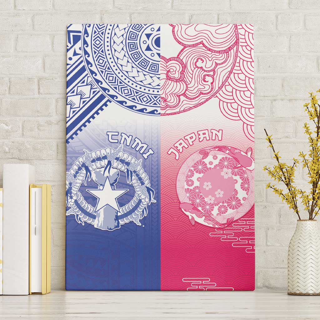 Northern Mariana Islands And Japan Together Canvas Wall Art