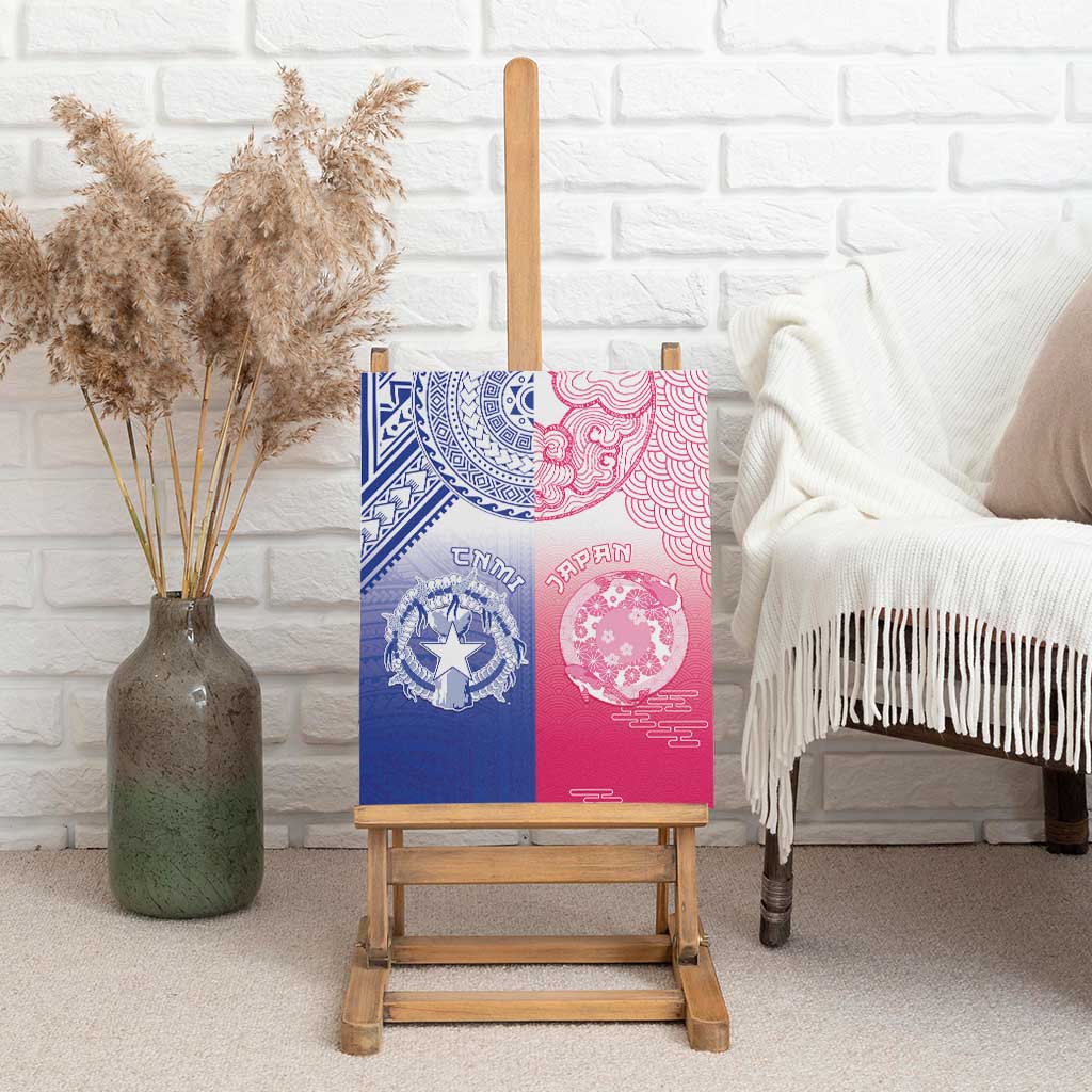 Northern Mariana Islands And Japan Together Canvas Wall Art
