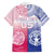 Custom Northern Mariana Islands And Japan Together Family Matching Long Sleeve Bodycon Dress and Hawaiian Shirt