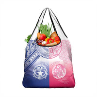 Northern Mariana Islands And Japan Together Grocery Bag
