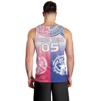 Custom Northern Mariana Islands And Japan Together Men Tank Top