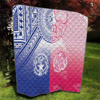 Northern Mariana Islands And Japan Together Quilt