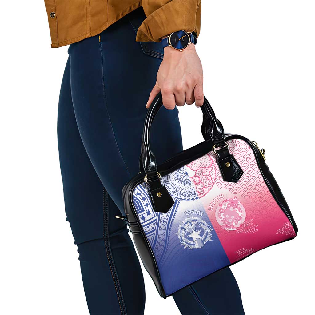 Northern Mariana Islands And Japan Together Shoulder Handbag