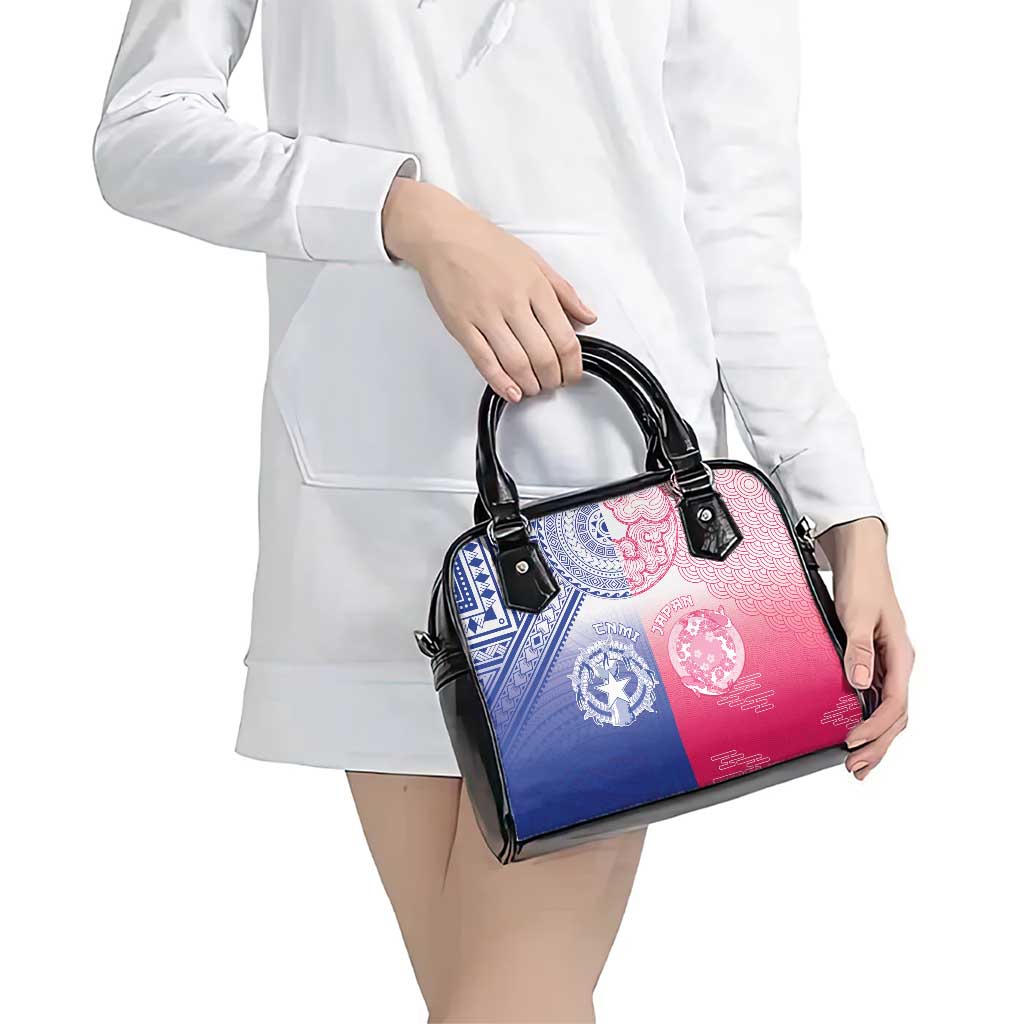 Northern Mariana Islands And Japan Together Shoulder Handbag