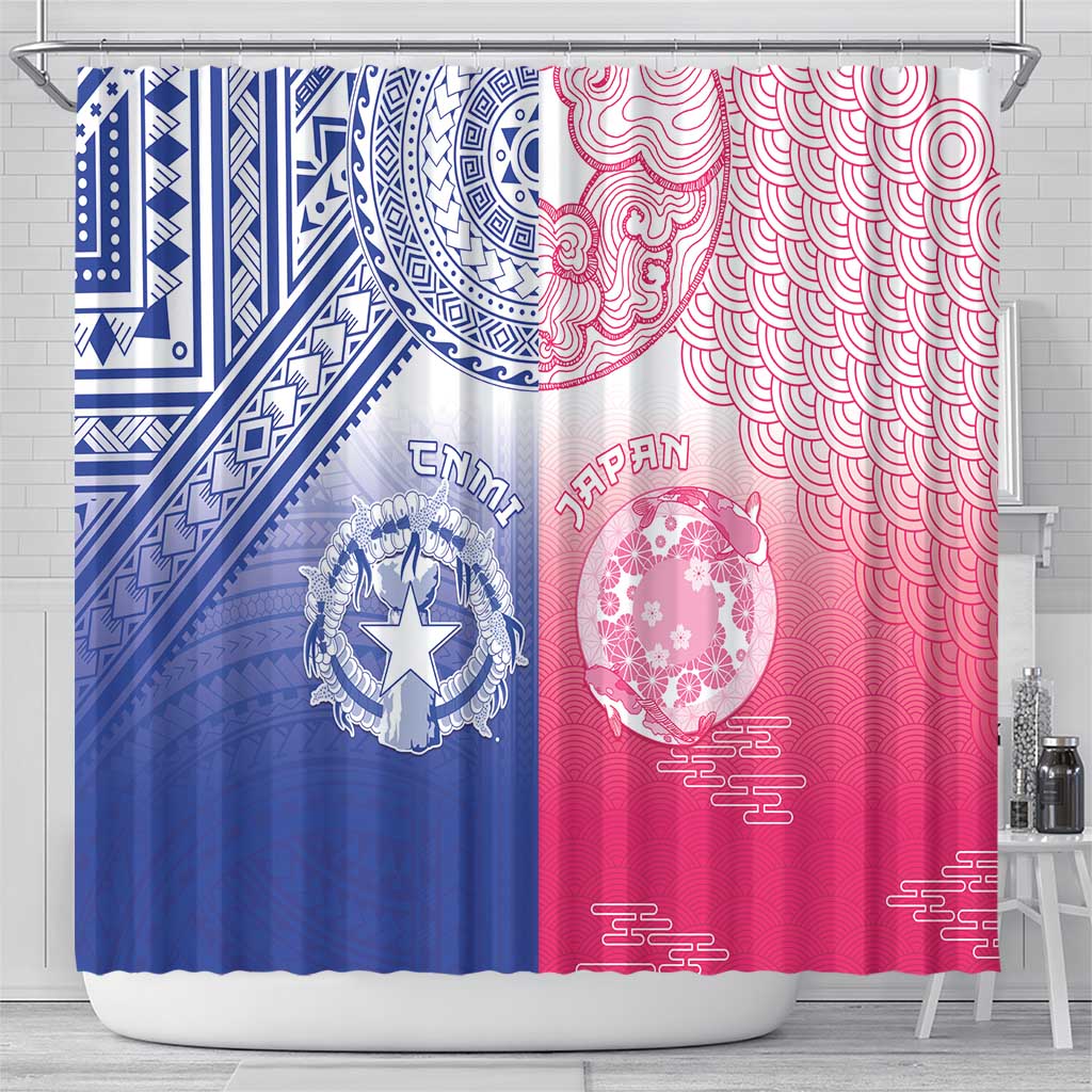 Northern Mariana Islands And Japan Together Shower Curtain