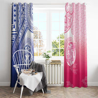 Northern Mariana Islands And Japan Together Window Curtain
