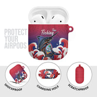 Guam Blue Marlin Fishing AirPods Case Polynesian Style LT05 - Polynesian Pride