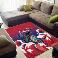Guam Blue Marlin Fishing Area Rug Polynesian Style LT05 - Polynesian Pride