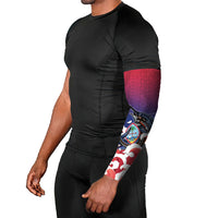 Guam Blue Marlin Fishing Arm Sleeves Polynesian Style LT05 - Polynesian Pride