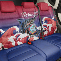 Guam Blue Marlin Fishing Back Car Seat Cover Polynesian Style LT05 - Polynesian Pride