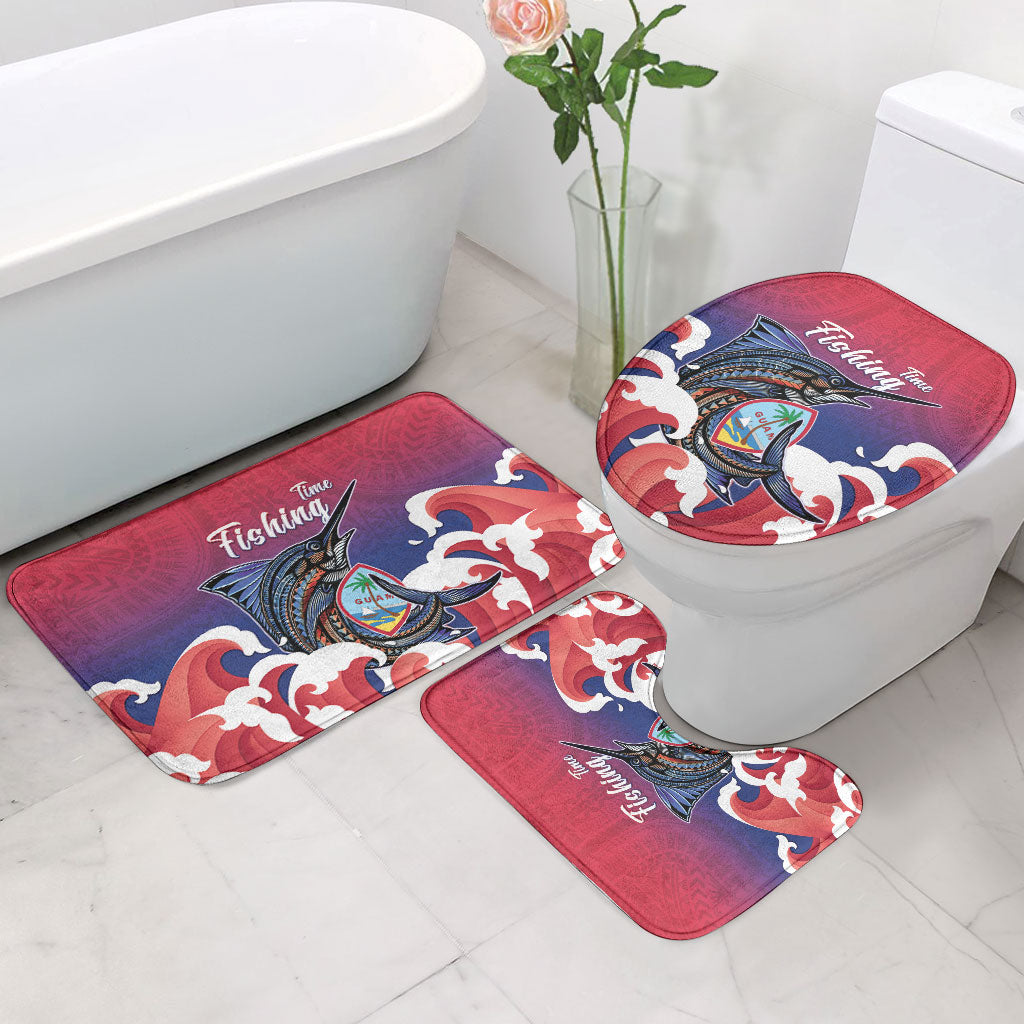Guam Blue Marlin Fishing Bathroom Set Polynesian Style LT05 - Polynesian Pride
