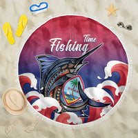 Guam Blue Marlin Fishing Beach Blanket Polynesian Style