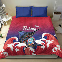 Guam Blue Marlin Fishing Bedding Set Polynesian Style LT05 - Polynesian Pride