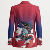 Guam Blue Marlin Fishing Blazer Polynesian Style LT05 - Polynesian Pride