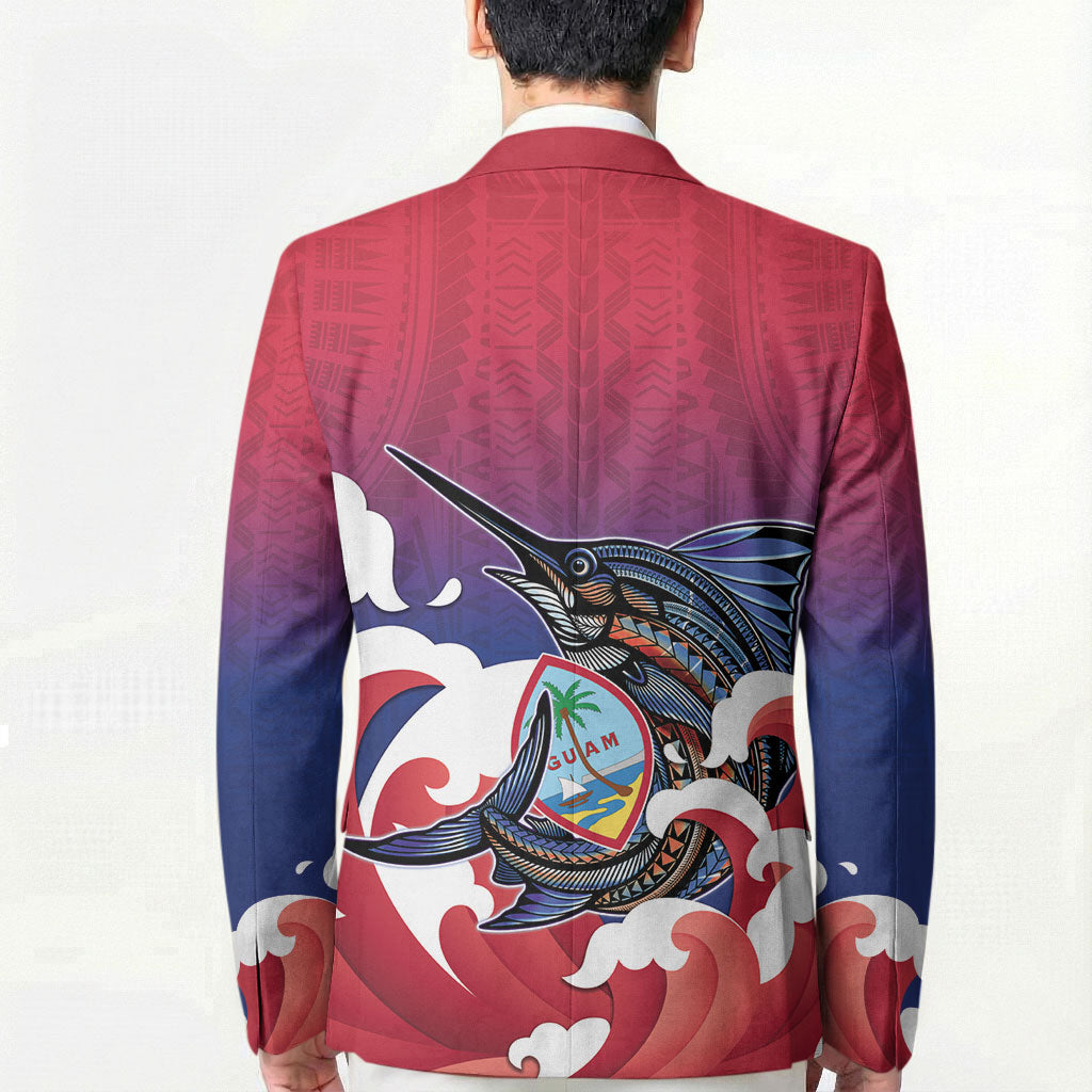 Guam Blue Marlin Fishing Blazer Polynesian Style LT05 - Polynesian Pride