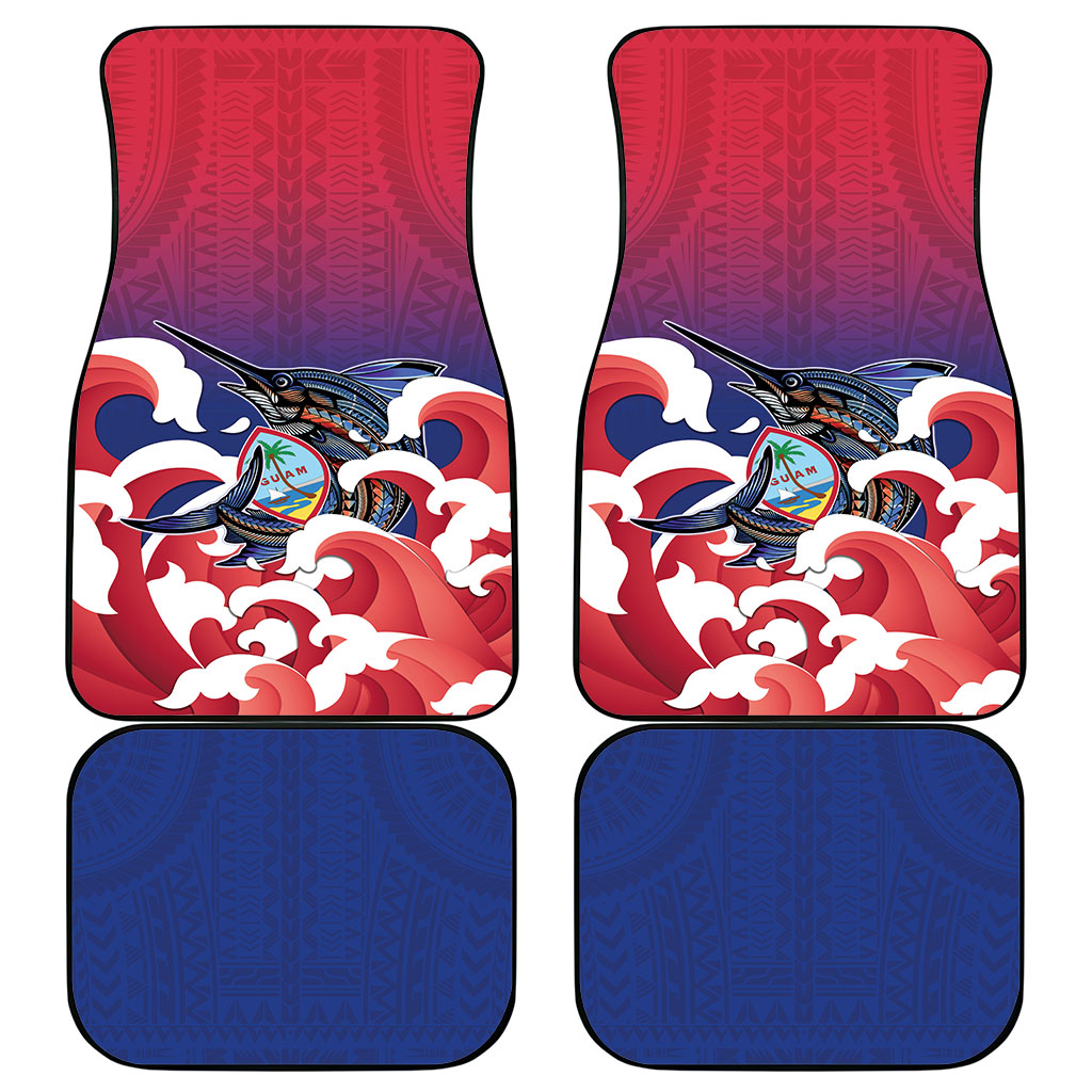 Guam Blue Marlin Fishing Car Mats Polynesian Style LT05 - Polynesian Pride