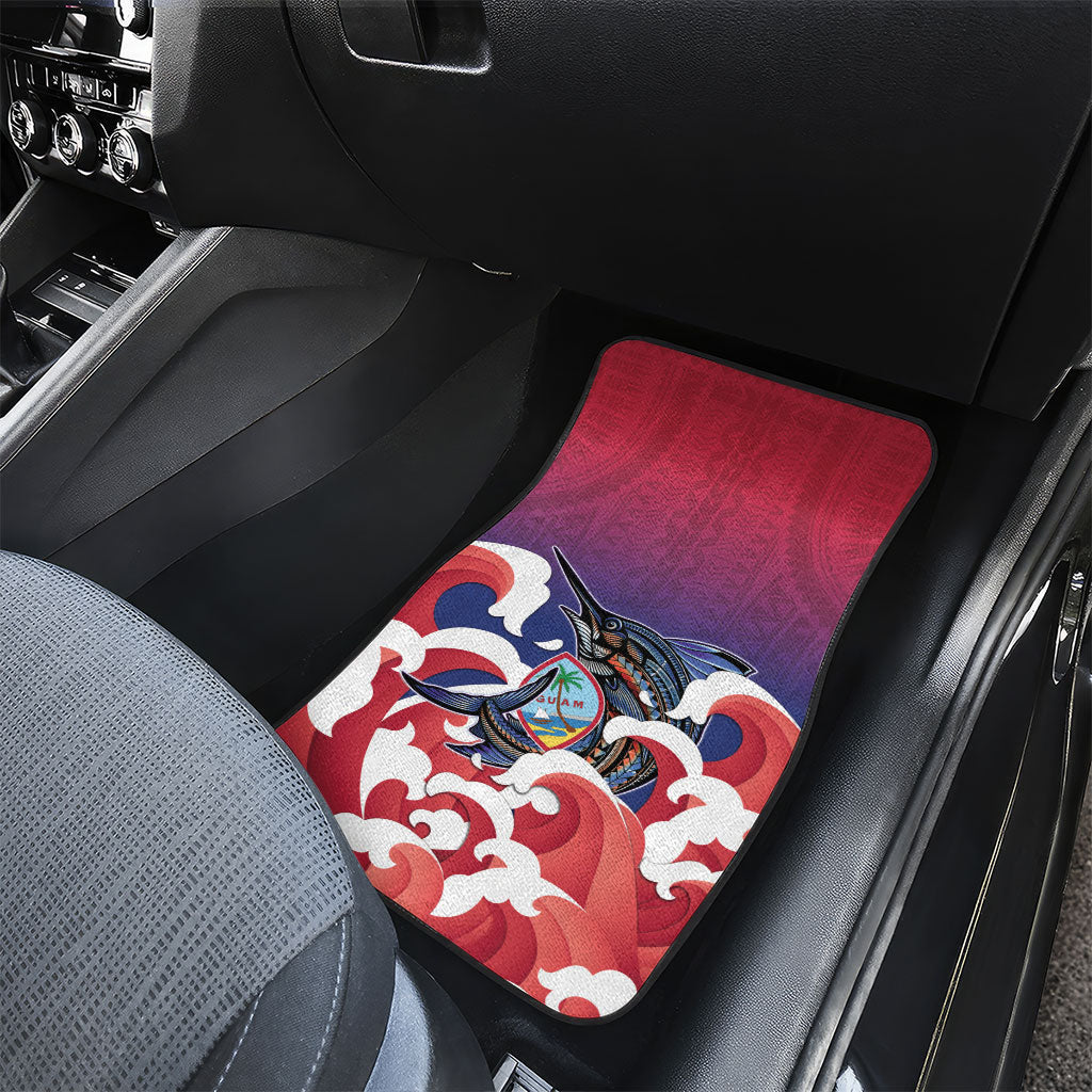 Guam Blue Marlin Fishing Car Mats Polynesian Style LT05 - Polynesian Pride
