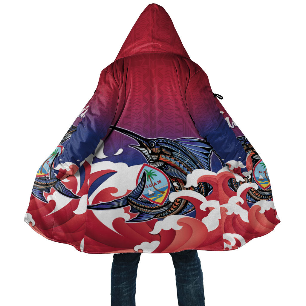 Guam Blue Marlin Fishing Cloak Polynesian Style LT05 Unisex Red - Polynesian Pride