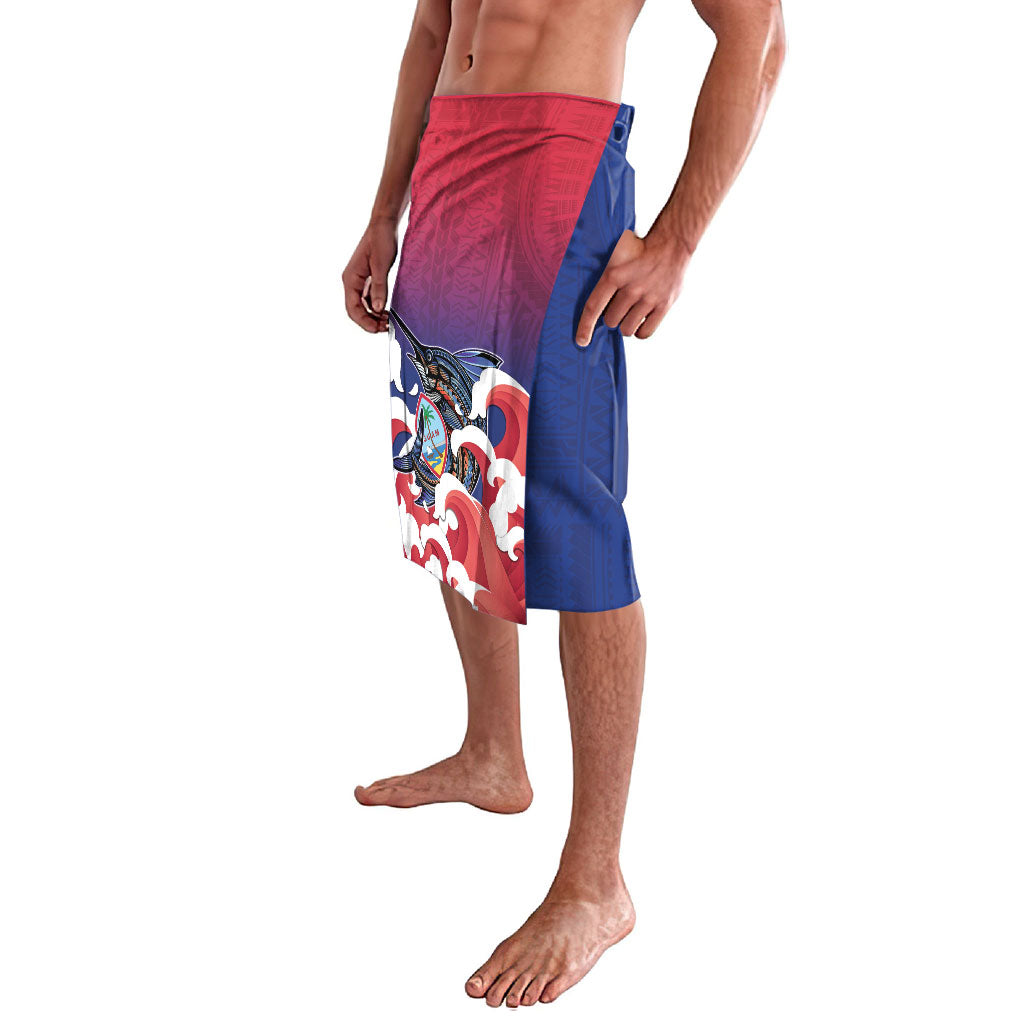 Guam Blue Marlin Fishing Lavalava Polynesian Style LT05 - Polynesian Pride