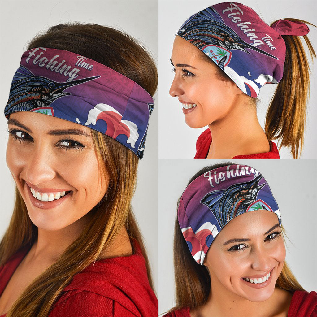 Guam Blue Marlin Fishing Neck Gaiter Polynesian Style LT05 - Polynesian Pride