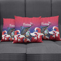Guam Blue Marlin Fishing Pillow Cover Polynesian Style LT05 - Polynesian Pride