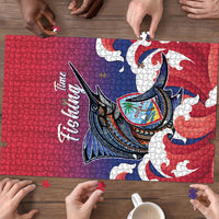 Guam Blue Marlin Fishing Puzzle Polynesian Style LT05 - Polynesian Pride