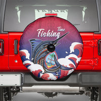 Guam Blue Marlin Fishing Spare Tire Cover Polynesian Style LT05 - Polynesian Pride