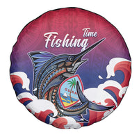 Guam Blue Marlin Fishing Spare Tire Cover Polynesian Style LT05 - Polynesian Pride