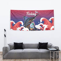 Guam Blue Marlin Fishing Tapestry Polynesian Style LT05 - Polynesian Pride