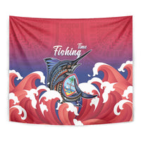 Guam Blue Marlin Fishing Tapestry Polynesian Style LT05 - Polynesian Pride