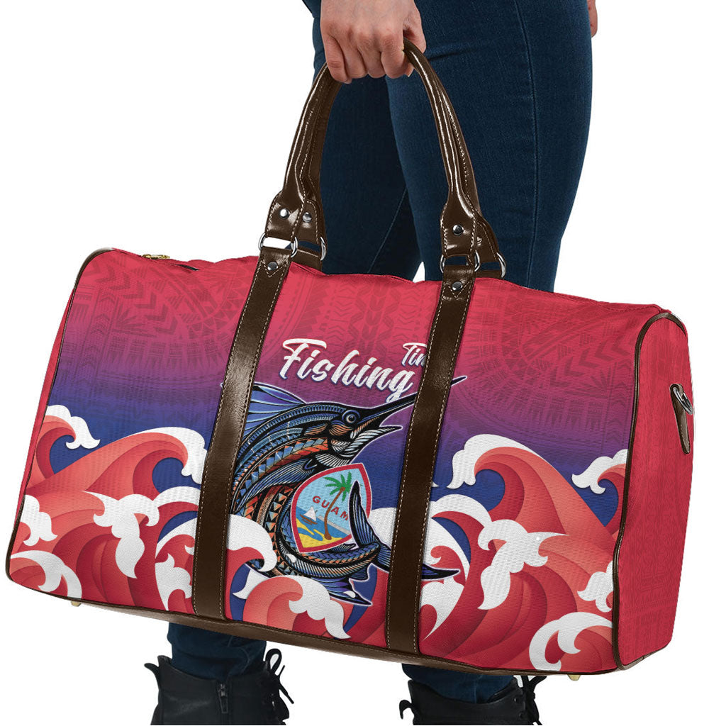 Guam Blue Marlin Fishing Travel Bag Polynesian Style LT05 - Polynesian Pride