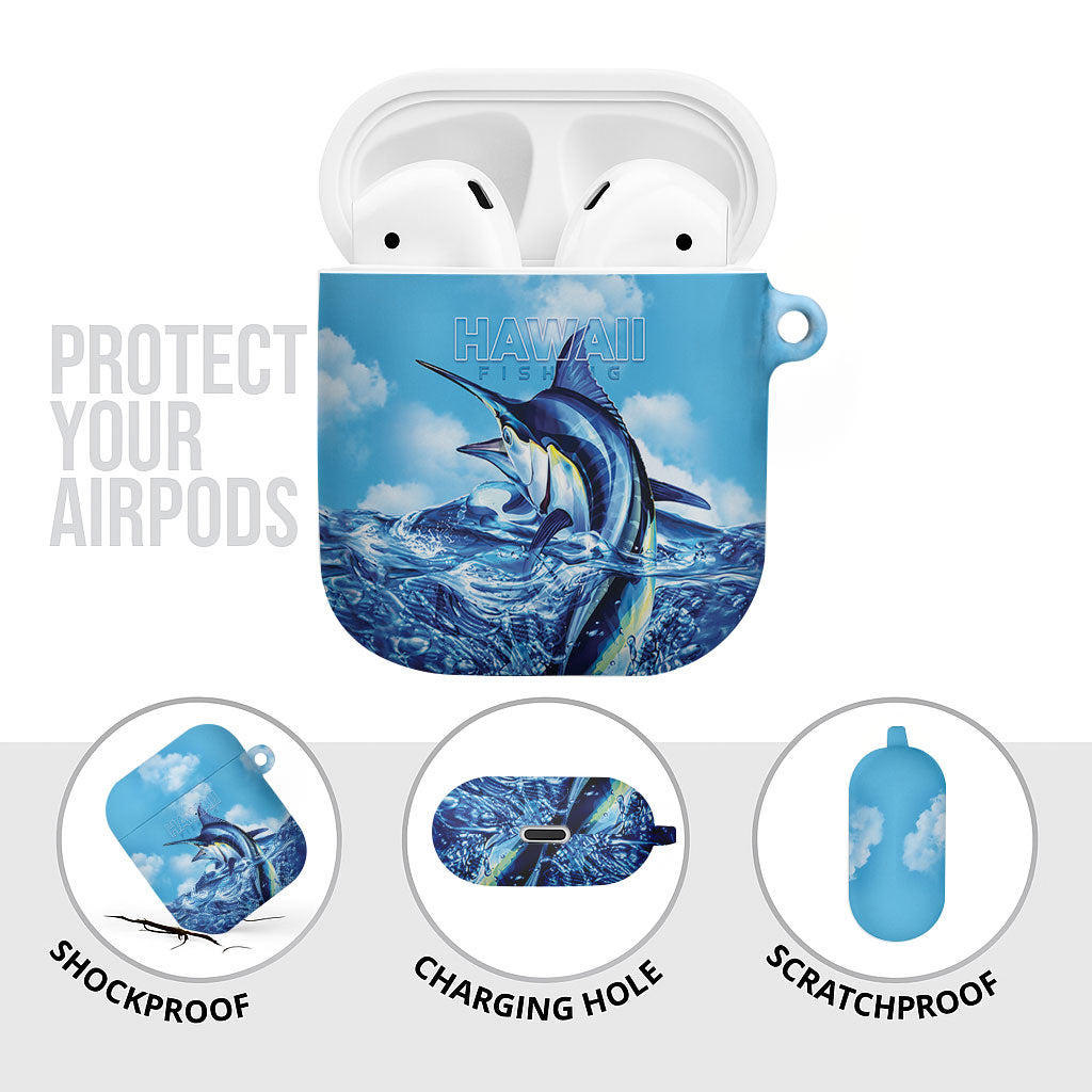 Hawaii Blue Marlin Fishing AirPods Case